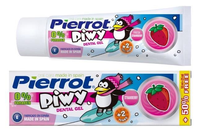 PIERROT Piwy geel-pasta 2+a. maasikamaitse, 75ml