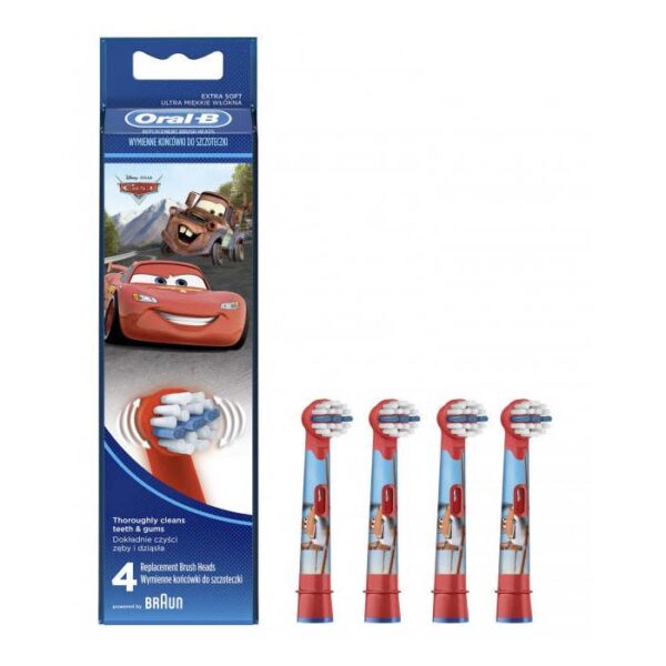 ORAL-B EB10-4 Laste hambaharja otsik 4tk pakis - Cars