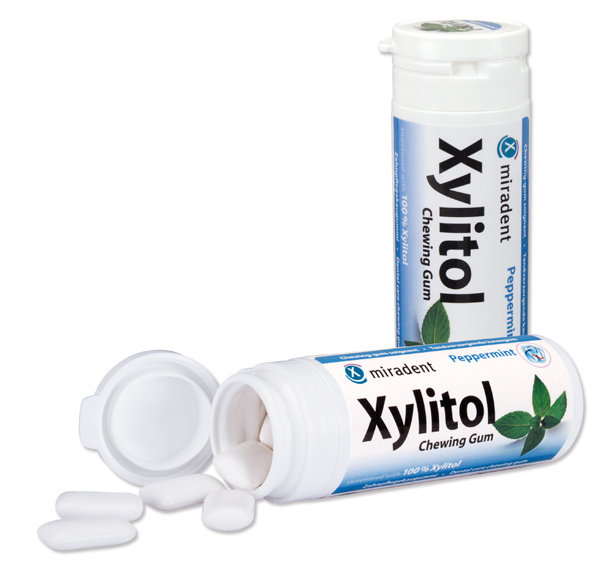 Miradent Xylitol närimiskumm piparmündimaitseline 30tk