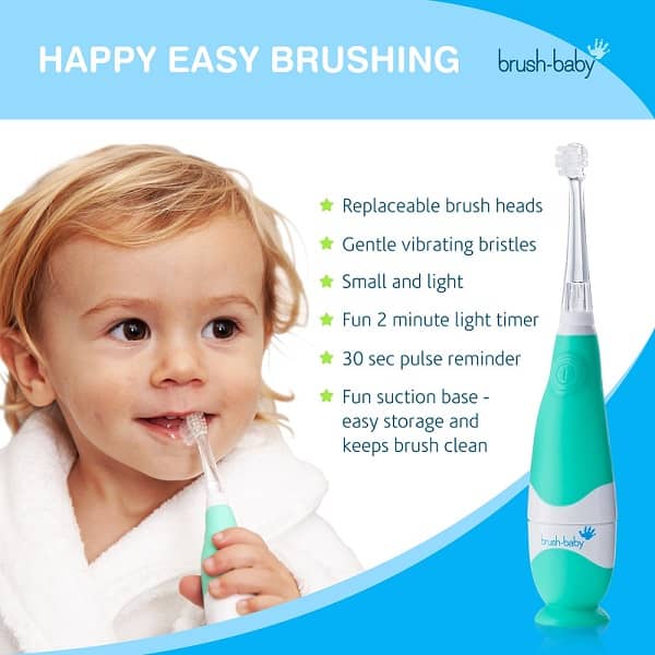 Brush-Baby BabySonic 0-3 aastat - roheline