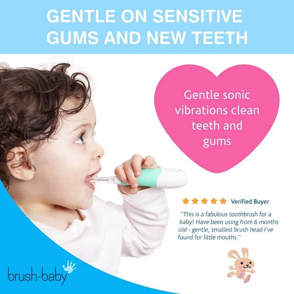 Brush-Baby BabySonic 0-3 aastat - roheline