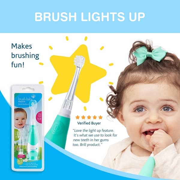Brush-Baby BabySonic 0-3 aastat - roheline