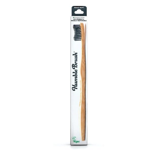 humble brush adult black soft bristles