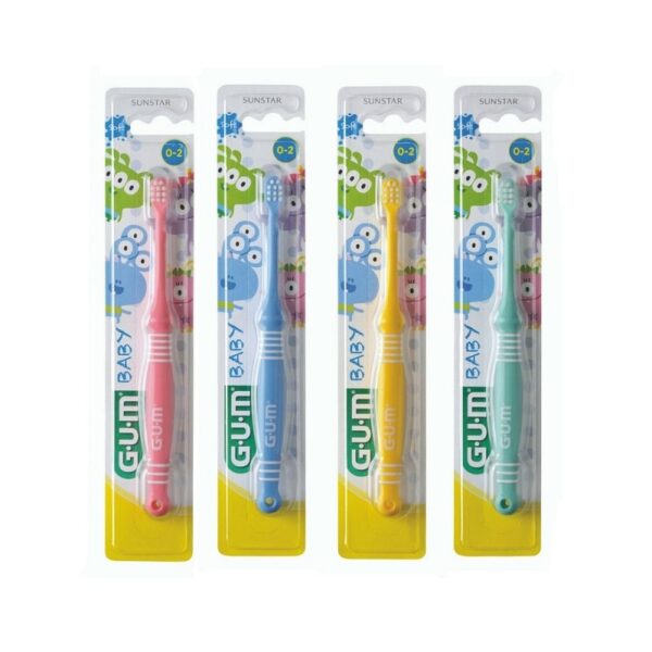 gum baby toothbrush 0 2 y