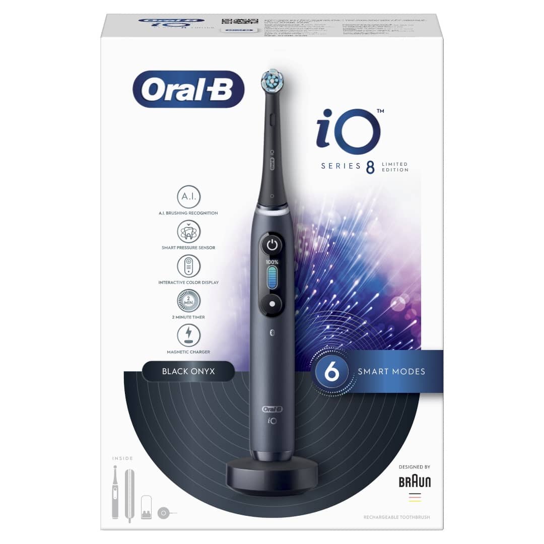 Oral-B iO8 elektriline hambahari Black Onyx