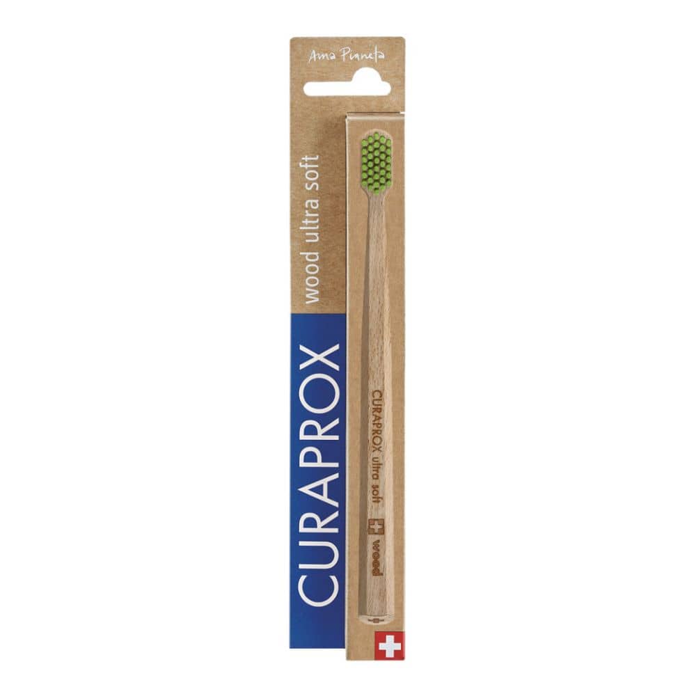 Curaprox puidust varrega ultra soft hambahari