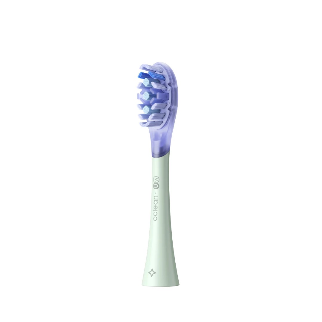 Oclean hambaharja otsikud White - rohelised 2tk