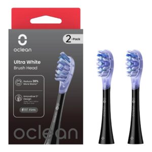 Oclean hambaharja otsikud White - mustad 2tk