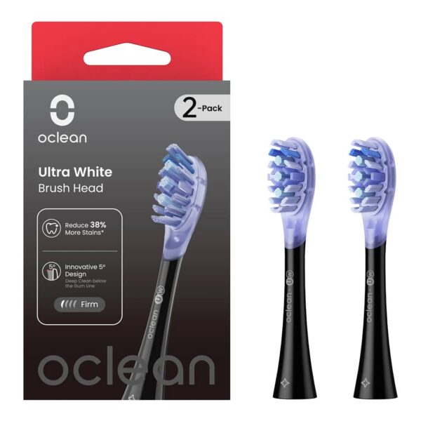 Oclean hambaharja otsikud White - mustad 2tk