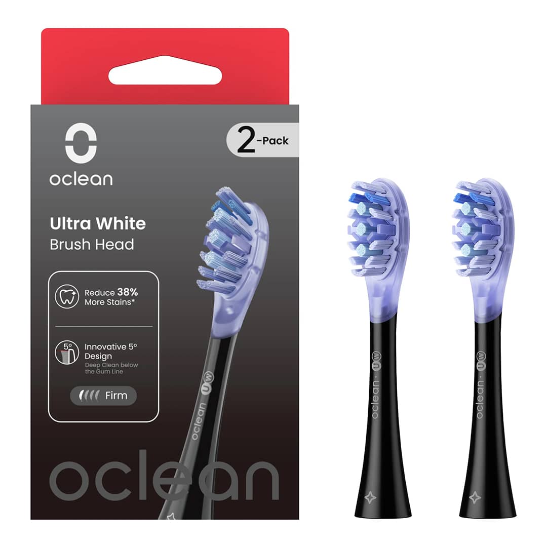 Oclean hambaharja otsikud White - mustad 2tk