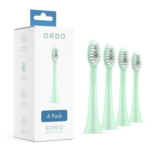Ordo Sonic+ elektrilise hambaharja otsikud (4tk) – Mint Green
