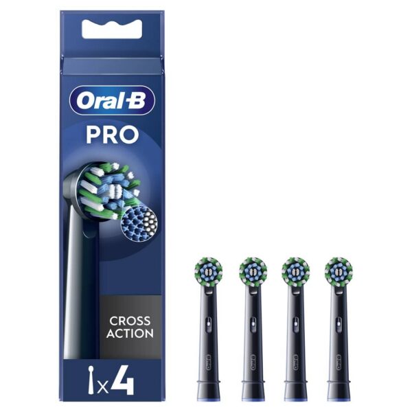 Oral-B PRO Cross Action otsikud(mustad) EB50BRX-4