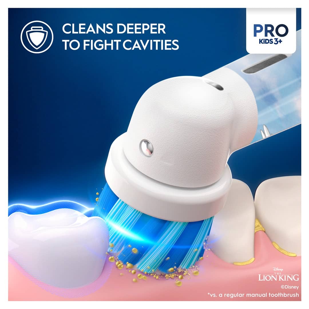 Oral-B hambaharja otsikud Lion King EB10S-8 ülipehmed
