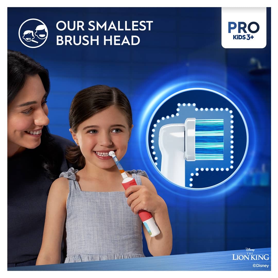 Oral-B hambaharja otsikud Lion King EB10S-8 ülipehmed