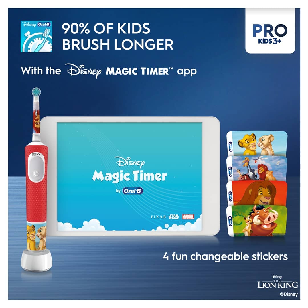 Oral-B hambaharja otsikud Lion King EB10S-8 ülipehmed