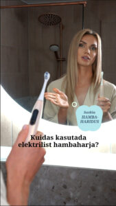 Kuidas kasutada elektrilist hambaharja?
