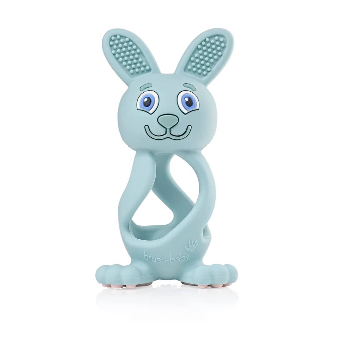 Brush-Baby Bobbie Bunny teether laste näritav mänguasi 0-3a.